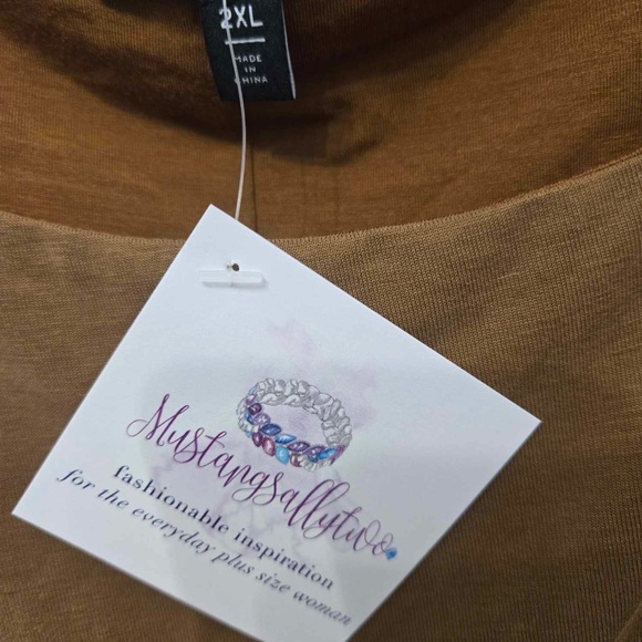 Universal Standard Rachel Ruched Midi Dress in Caramel Size 2xl (30/32W). NWOT - Picture 3 of 5